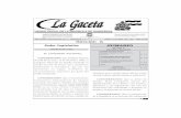 LLa Gacetaa Gaceta L - · PDF fileDIARIO OFICIAL DE LA REPUBLICA DE HONDURAS LLLa ... PODER LEGISLA TIV O Decretos Legislativos Nos.: 2-2015 y 42-2014. ... y publicada en el Diario