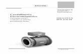 Caudalímetro Electromagnético - cdn. · PDF fileComo utilizar estas Instrucciones de instalación y ... magnético inductivo y de un sistema capacitivo para la medida de la altura