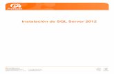 PrefSuite - Instalación de SQL Server n de SQL... · PDF fileInstalación de SQL Server 2012 | 4 PrefSuite 4. En la primera pantalla llamada “Planning”, podremos encontrar la