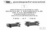 INSTRUCCIONES DE MONTAJE Y DESMONTAJE DE … Desmontaje TBH-TBA.pdf · 4 Instrucciones de montaje y desmontaje de las bombas centrífugas autoaspirantes tornillos VDMA 914.1, el soporte