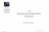 Departament d’Enginyeria gy 1.3 13 Mecànica i MODELADO ...cad3dconsolidworks.uji.es/CAD3DSW1_T1_Modelado_Cap03.pdf · Punto de control C. en perfiles En las curvas ajustadas los