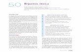 50 Hepatitis tóxica - · PDF file50. Hepatitis tóxica 737 idiosincrásico de la reacción, una dosis más elevada incrementa el riesgo 6. Etiopatogenia Entre los fármacos comercializados,