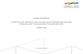 GUÍA TÉCNICA Criterios de Diseño para las Nuevas ... · PDF fileControl de Transformadores y Autotransformadores ... subestaciones eléctricas aisladas en aire (AIS), por lo que