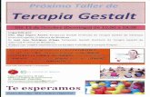 Terapia '- • Gestatt->' · PDF fileTerapia Gestalt Impartido por: Dña. Olga Segura Acosta Terapeuta Gestalt (Instituto de Terapia Gestalt de Valencia) Musicoterapeuta, Profesora