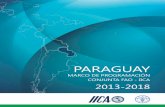 Paraguay - Marco de Programación Conjunta FAO - IICA · PDF fileFondo Ganadero (banco público de primer piso) ... Instituto Nacional de Cooperativismo Instituto Nacional de Desarrollo