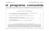 NUMERO 43 DICIEMBRE DE 1995 el programa · PDF fileNUMERO 43 DICIEMBRE DE 1995 el programa comunista ORGANODELPARTIDOCOMUNISTAINTERNACIONAL LO QUE DISTINGUE A NUESTRO PARTIDO la reinvindicación