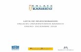 LISTA DE SELECCIONADOS - educa.banxico.org.mxeduca.banxico.org.mx/pdfs/enlace-universitario/{0A68156A-D2D7-79C6... · Actuaría, Finanzas Corporativas y Banca 84617912 Isabella Arizona