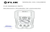 MANUAL DEL USUARIO FLIR MODELO IM75 Multímetro /Probador ... · PDF fileMultímetro /Probador de aislamiento . ... condensadores y otros dispositivos bajo prueba durante una medición.