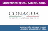 MONITOREO DE CALIDAD DEL AGUA - · PDF fileSitios de monitoreo de la calidad del agua Para visualizar los sitios de monitoreo ... hidrológica como la ambiental y ecológica, incluyente