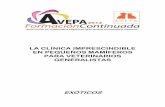 LA CLÍNICA IMPRESCINDIBLE EN PEQUEÑOS …avepa.org/pdf/proceedings/EXOTICOS_PROCEEDING2012.pdf · Protocolos de control y de desparasitación en hurones, conejos, cobayas y otros