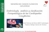 Fisiopatológica de las Cardiopatías Congé · PDF filesesiÓn de casos clÍnicos 13/12/2010 . embriologÍa cardiaca estudio sistemÁtico de las cardiogpatias congenitas: anÁlisis