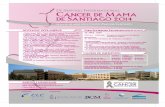 Cancer de mama 2014 - áncer de Mama de Santiago 2014 IX Simposio Internacional ... Curso Pre-Simposio Reconstrucción Mamaria 22- abril – 2014 9:00 hrs. - 18:00 hrs. · 2013-10-24