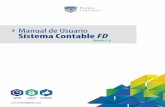 Manual de Usuario Sistema Contable FD - Folios · PDF filetas de usuario, los asientos contables para la realización de pólizas automáticas, los tipos de póliza y asignación de