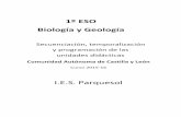 1º ESO Biología y Geología - …iesparquesol.centros.educa.jcyl.es/sitio/upload/PROGRAMACION_1_E… · • Realizar una tarea de investigación. Programación didáctica de la