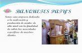 BANQUETES PATY’Smxprom-file.s3.amazonaws.com/1667_esentacion_banquetes_patys.pdf · • Catering • Canapés • Mobiliario BANQUETES PATY’S Organizamos tus eventos empresariales,