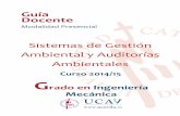 Sistemas de Gestión Ambiental y Auditorías Ambientales · PDF fileConcepto de Calidad y Terminología Aplicable 10.2. Las normas ISO 9.000 ... ISO 14000 Normas Técnicas Colombianas
