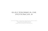 ELECTRONICA DE POTENCIA II - Ingeniería · PDF fileLos convertidores DC/DC se utilizan en las fuentes conmutadas de alta frecuencia (convertidores aislados) y para alimentarmotoresDC(convertido
