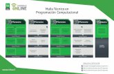 Malla Técnico en Programación Computacional - …2017 - 2] Malla TPC.pdf · Oral y Escrita Principios de Lógica y Algoritmos de Programación Metodología de Programación ...