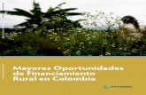 Mayores Oportunidades de Financiamiento Rural en …documents.worldbank.org/curated/es/102471467999687402/pdf/AUS10… · Escasez de seguro agrícola para apoyar la gestión de riesgos