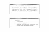 HIDRÁULICA DE CAPTACIONES Tema 8: Ensayos ... - E. …caminos.udc.es/info/asignaturas/grado_itop/415/pdfs/Tema 8 Ensayos... · HIDRÁULICA DE CAPTACIONES • Ensayos escalonados