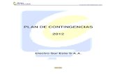 Plan de contingencias 2012 - Else Web de... · Vientos Fuertes Heladas Granizo ...