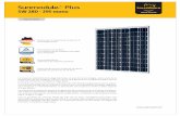 SW 280 - 295 mono - SolarWorld Industries · PDF fileSolo se suministran módulos solares que hayan alcanzado o superado la poten-cia nominal indicada en las pruebas de rendimiento.