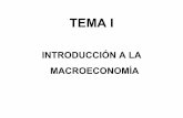 TEMA ITEMA I - jmartin.webs.uvigo.esjmartin.webs.uvigo.es/macroeconomiaADE/Transparencias/Tema 1.pdf · 1. ¿Qué es la Macroeconomía y cuáles son los temas que analiza? Microeconomía