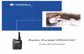 Guía del Usuario - QSL. · PDF filePL/DPL 2 Habilita o inhabilita el radio para que requiera que el valor de PL/DPL coincida con la suspensión del silenciador