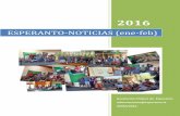 Esperanto Noticias 1-2016 (corregido)esperanto.cl/bultenoj/en1_2016.pdf · TAKE ( TutAmerika Kongreso de Esperanto) es el encuentro americano de los hablantes del Esperanto, siendo