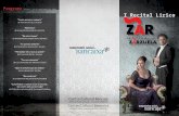 I Recital Lírico Zarzuela - · PDF filede Luisa Fernanda de F. Moreno Torroba ”Que te importa que no venga ... Teatro de la Zarzuela ha cantado El barberillo de Lavapiés (Paloma),