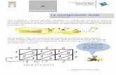 La Multiplicación Árabe - · PDF fileJosé Ramón Cortiñas Jurado ! II Torneo de Matemáticas “Viento en popa” CEIP Mediterráneo ! !!!!! X ! ¡MULTIPLICATE! La Multiplicación