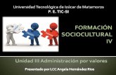 Universidad Tecnológica de Izúcar de Matamoros · PDF fileEs una rama de la ética aplicada. ... intangibles (armonía, cooperación, ausencia de conflictos, cordialidad)