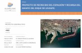 TÍTULO: PROYECTO DE RECRECIDO DEL ESPALDÓN Y · PDF filedel Estado, la auscultación del dique de Levante, para comprobar el estado de los distintos elementos que lo conforman, en