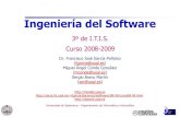 Ingeniería del Softwareocw.usal.es/ensenanzas-tecnicas/ingenieria-del-software/contenidos/... · Enfoque de ingeniería en el desarrollo del software ... La educación de un ingeniero