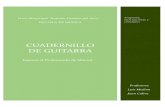 CUADERNILLO DE GUITARRA - santafeciudad.gov.arsantafeciudad.gov.ar/blogs/liceo/wp-content/uploads/2017/11... · - Claudio Gabis: “Armonía Funcional” (M elos, 2006, 2007) BIBLIOGRAFIA