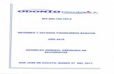 ESTADOS Y NOTAS 2016 - copiaodontocucuta.com/wp-content/uploads/2017/10/ESTADOS-Y-NOTAS-2… · ODONTOcuctJTA S.A. TABLA DE CONTENIDO DIGNATARIOS ACCIONISTAS INFORME DE LA JUNTA DIRECTIVA