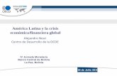 América Latina y la crisis económica/financiera global · PDF fileAmérica Latina y la crisis económica/financiera ... Colombia, Costa Rica ... 1960 1962 1964 1966 1968 1970 1972