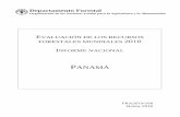 EVALUACIÓN DE LOS RECURSOS FORESTALES  · PDF fileFRA 2010 – Informe nacional, Panamá 3 Contenido 1 TABLA T1 – EXTENSIÓN DE LOS BOSQUES Y OTRAS TIERRAS BOSCOSAS .....5