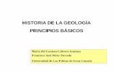 HISTORIA DE LA GEOLOGÍA PRINCIPIOS BÁSICOS - fileAREAS DE CONOCIMIENTO • Cristalografía y Mineralogía • Petrología y Geoquímica • Geodinámica Interna • Geodinámica