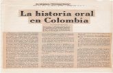 MISMO; Sincelejo, Sucre Afio 1, No. 1, Dic. 1984 La ...eprints.rclis.org/3993/1/historia_oral_colombia.pdf · bolsilibros quepermitieron la Historia Oral de la revolución estuviera