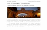 La Antigua Guatemala Patrimonio Cultural de La · PDF filela Astronomía, la Agricultura ... La Antigua Guatemala, Cabecera del Departamento de Sacatepéquez, con su trazado reticular,