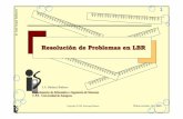 Resolución de Problemas en LBR - webdiis.unizar.eswebdiis.unizar.es/asignaturas/ISBC/lecciones/5.Ejemplos.pdf · • Paradigma útil para resolver problemas de clasificación ...