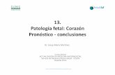13. Patología fetal: Corazón Pronóstico -conclusionesmedicinafetalbarcelona.org/docencia2/images/virtual/ppts/PPT13.pdf · Patología fetal: Corazón Pronóstico -conclusiones