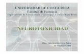 Facultad de Farmacia - Quintosfarma09's Blog · PDF fileDepartamento de Farmacología, ... Sistema Nervioso. ... Clase Toxicolog a Sistema Nervioso II-09 Author: Cristina