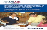 DESCENTRALIZACIÓN E INTEGRACIÓN DE LOS SISTEMAS …pdf.usaid.gov/pdf_docs/PA00KM8C.pdf · descentralizaciÓn e integraciÓn de los sistemas logÍsticos de anticonceptivos en latinoamÉrica