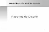 Patrones de Diseño - Interoperable Databases Groupsiul02.si.ehu.es/~alfredo/iso/06Patrones.pdf · 2 Introducción • El diseño OO es difícil y el diseño de software orientado