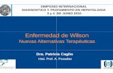 Enfermedad de Wilson - sap.org.ar · PDF file9Anemia aplástica 9Anemia sideroblásticas 9Si d iitSi se administra conFe DOSIS: ... Journal of Hepa management and therapy, Fred K.