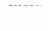 Diario de Krishnamurti - Psicología Transpersonalespiritualpsicologiatranspersonal.com/PDF/Krishnamurti - Diario 2.pdf · PREFACIO En Septiembre de 1973, Krishnamurti comenzó de