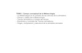 TEMA I. Campo conceptual de la Meteorología. .- La ... · PDF fileTEMA I. Campo conceptual de la Meteorología. .- ... Origen, composición y estructura de la atmósfera terrestre.