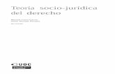 Teoría socio-jurídica del derecho - · PDF filedel derecho que se han producido en las últimas décadas. Como introducción a la perspectiva de la Teoría socio-jurídica del derecho,